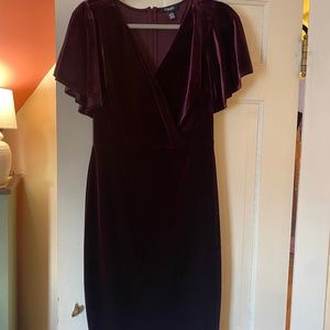 Purple Velvet Dress